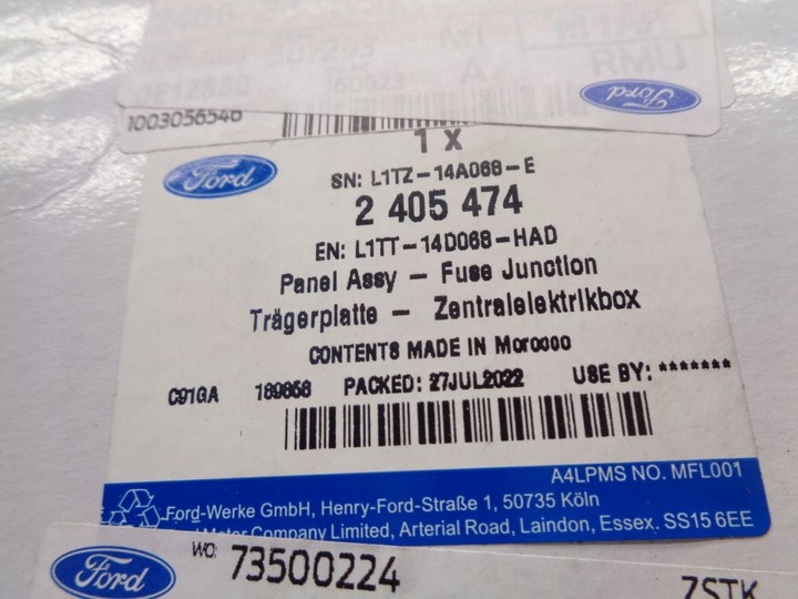 фото №5, Ford transit connect mk2 коробка предохранителей