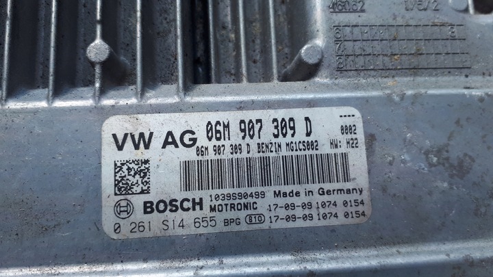 фото №5, S4 b9 a4 8w компьютер блок управления двигателя 3.0 tfsi s5