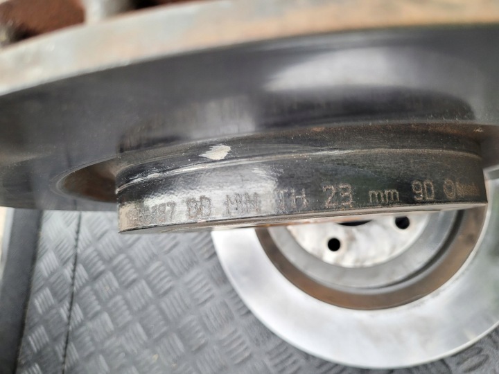 фото №7, Диски гальмівні зад 365mm 2.0 t p400e range rover sport ii l494 рестайлінг