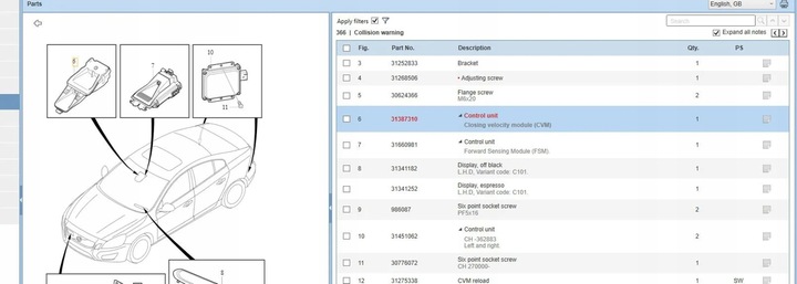 фото №6, Volvo s60 2015 датчики дождя