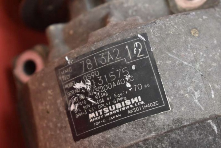 фото №6, Компресор насос кондиціонера 7813a212 mitsubishi lancer 8 viii 1.8 mivec
