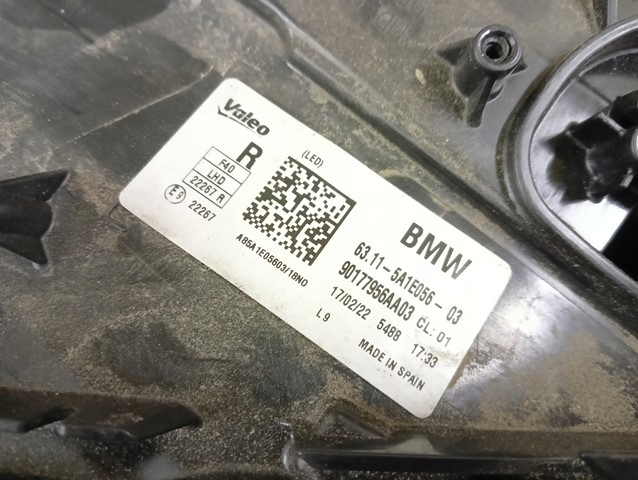 фото №6, Фара права праве фара bmw 1 i f40 повний led 2019-