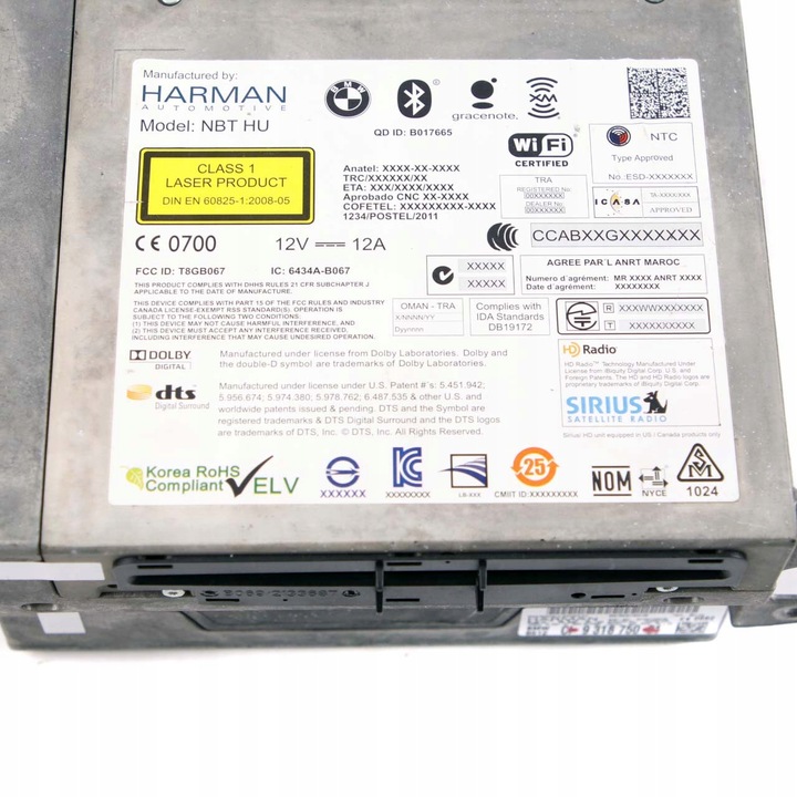 фото №10, Bmw f10 f20 f22 f30 f32 радио навигация dab считыватель навигации 9318750