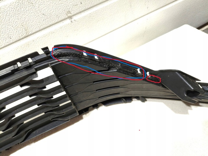 фото №11, Vw golf r-line vii решітка засіб планки бампера 2017- 2020r 5g0 рестайлінг перед