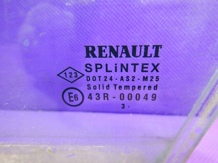 фото №2, Renault scenic ii 03-09 стекло дверная дверь левый перед левая малый треугольник