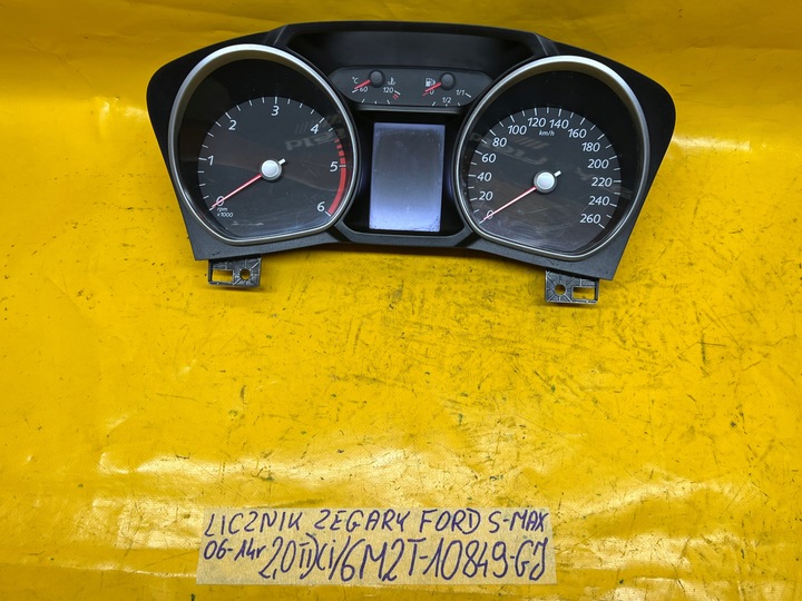 фото №13, Спидометр приборы ford s-max 2,0 tdci 06-14r 6m2t10849gj 6m2t-10849-gj .