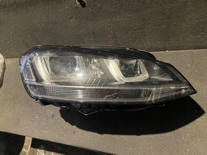 фото №7, Vw golf vii bi-xenon led фара передняя (фара головного света, лампа передняя) передняя правая европа
