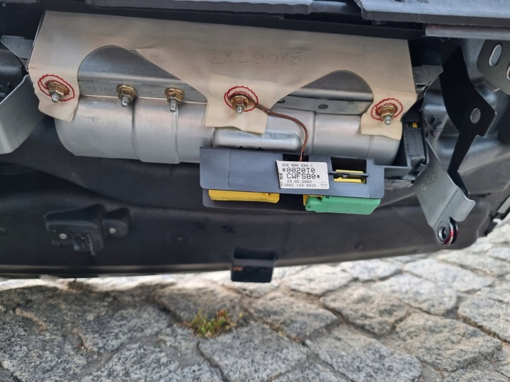 фото №9, Vw phaeton панель консоль pulpit подушка безпеки коричнева