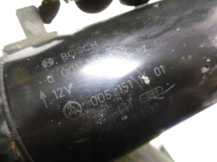 фото №7, Mercedes a w168 стартер 1,7cdi 0051511601 0001115008