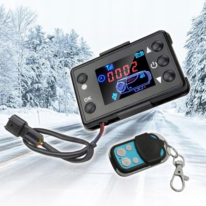 фото №9, Комплект блок обігріву стояночного з дисплей lcd 12v/24v pilot