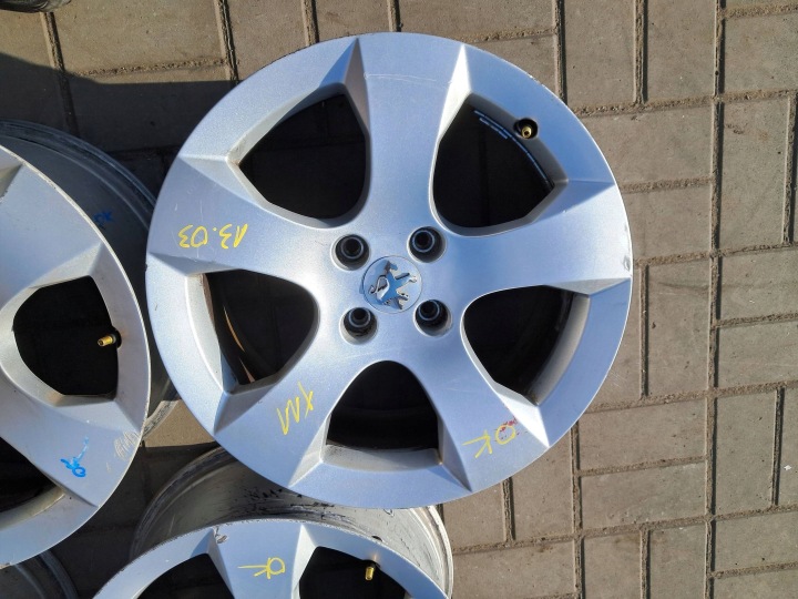 фото №13, Peugeot 3008 i диски алюминий 17" 9684883880 7'5" et29 4x108