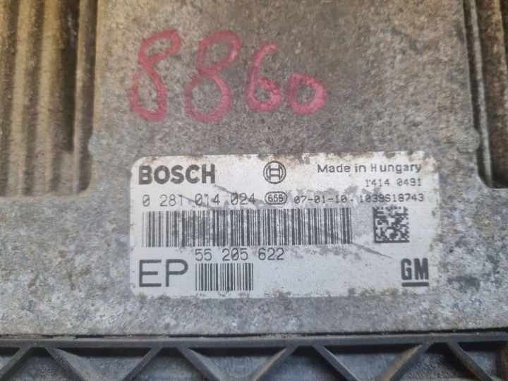 фото №8, Блок управления двигателем (ecu) компьютер opel zafira b 1.9 cdti 8v 0281014024