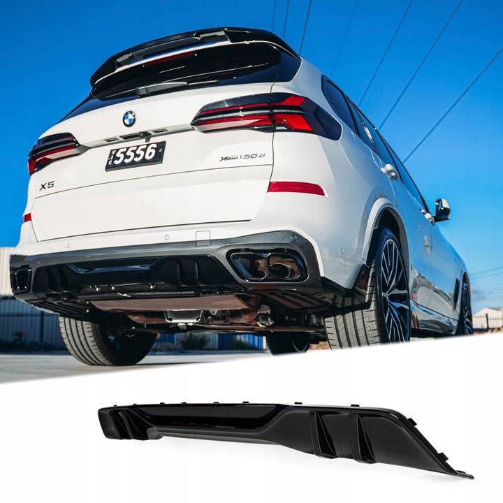 фото №1, Аеродинамічний комплект дифузор bmw x5 g05 mp стиль чорний блиск