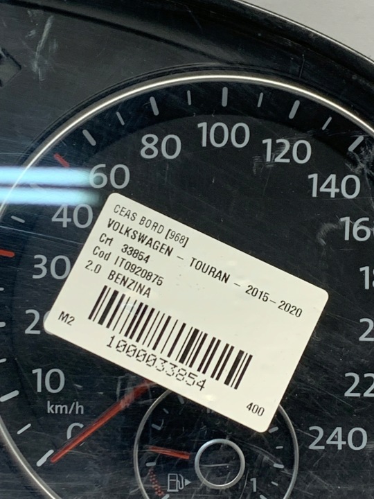 фото №5, Спидометр приборы vag vw touran 1t0920875n