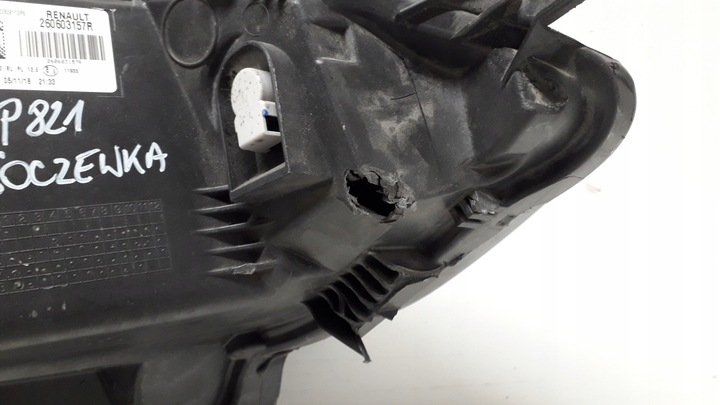 фото №14, Megane 4 iv лампа левая линза + led na запчасти