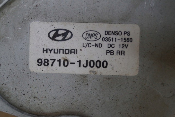 фото №7, Моторчик дворники задней hyundai 98710-1j000