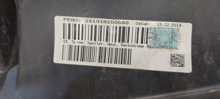 фото №11, Накладка бампера зад задня audi q3 ii s-line 83a807568b