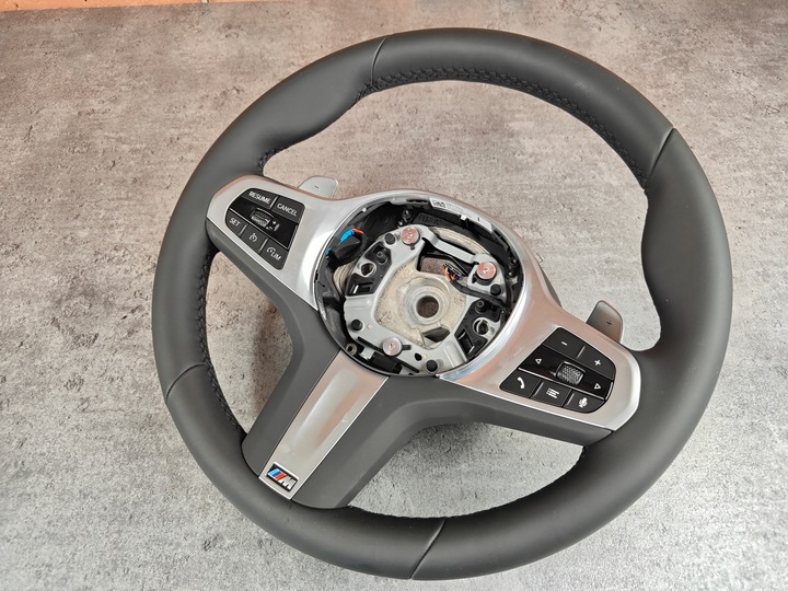 фото №12, Bmw x3 g01 x4 g02 g08 m набір кермо нова чорна шкіра пелюстки 8094542