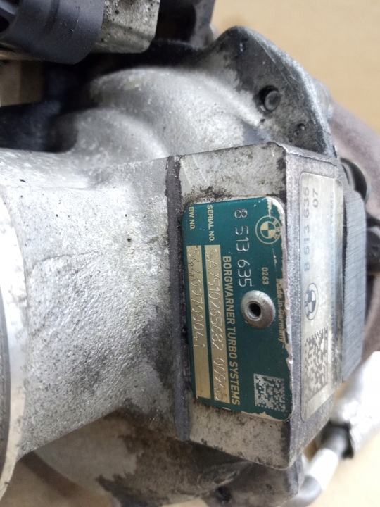 фото №7, Bmw x1 f48 f49 8513635 b47 2.0d turbo турбина турбонагнетатель