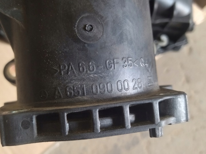 фото №6, Колектор всмоктуючий - mercedes 2.2 cdi | a6510900028