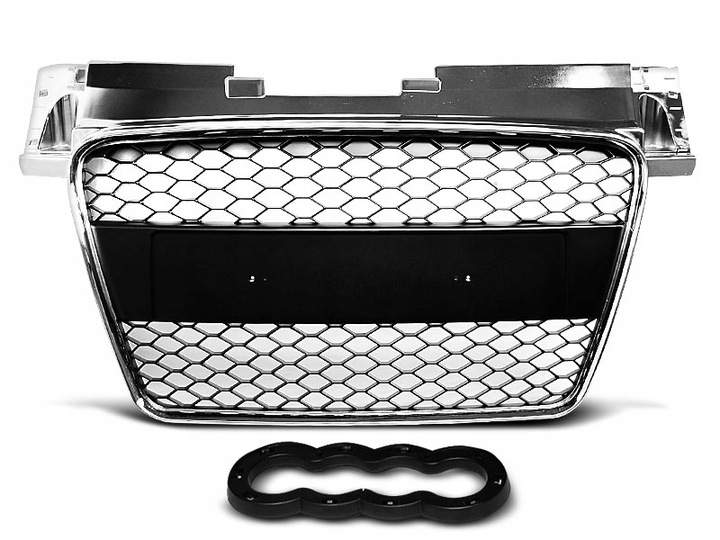 фото №2, Решітка радіатора решітка audi tt 06-14 rs-style хром