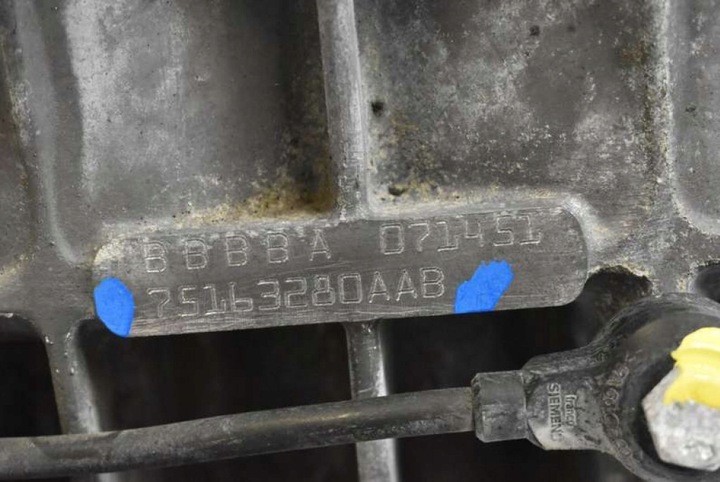 фото №7, Двигатель стойка бензиновый 75163280aab bmw e46 2.0i 143 km 01-06 kompresja
