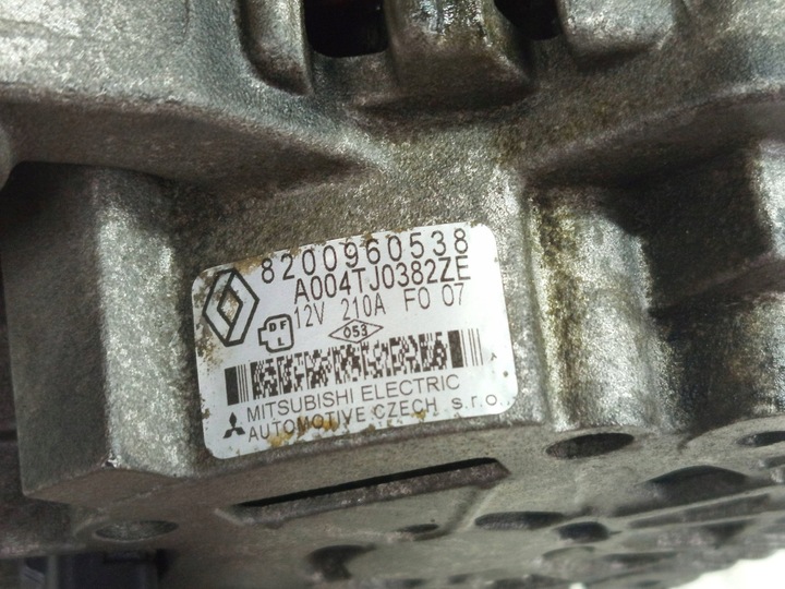 фото №6, Генератор renault espace iv laguna 8200960538 2.0 dci