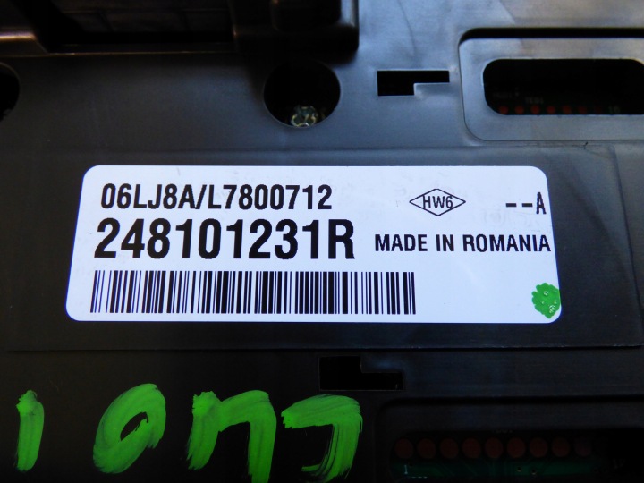 фото №7, Спідометр  lpg європа 248101231r renault clio v 1.0