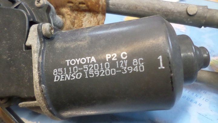 фото №4, Механизм стеклоочистителя перед toyota yaris i европа 04r