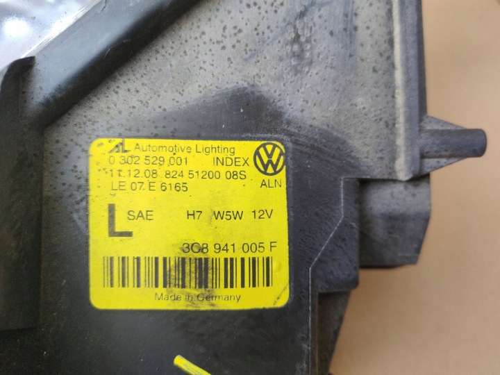 фото №9, Фара передня ліва сторона volkswagen passat cc 2009 308941005f