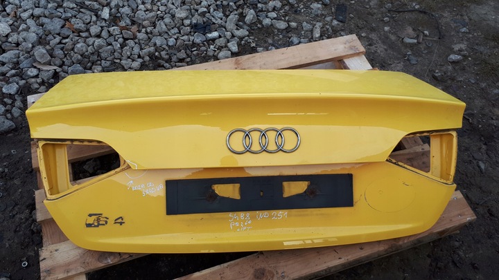 фото №1, S4 b8 a4 крышка багажника зад задняя sedan ly1c