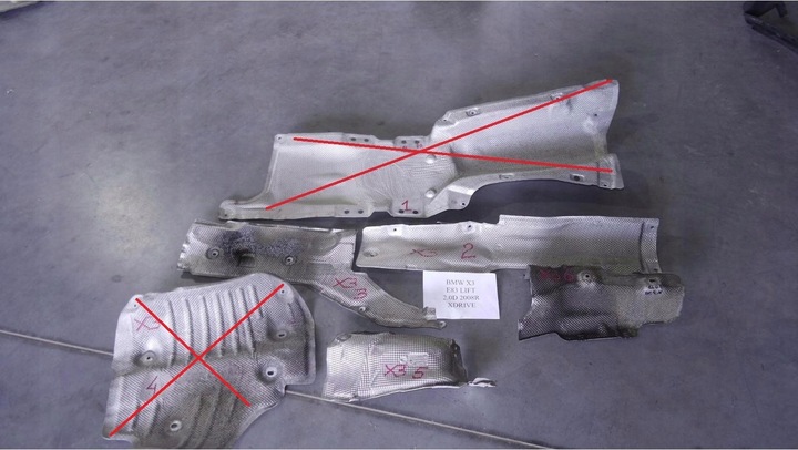 фото №12, Захист захисні накладки термічний bmw x3 e83 3428974