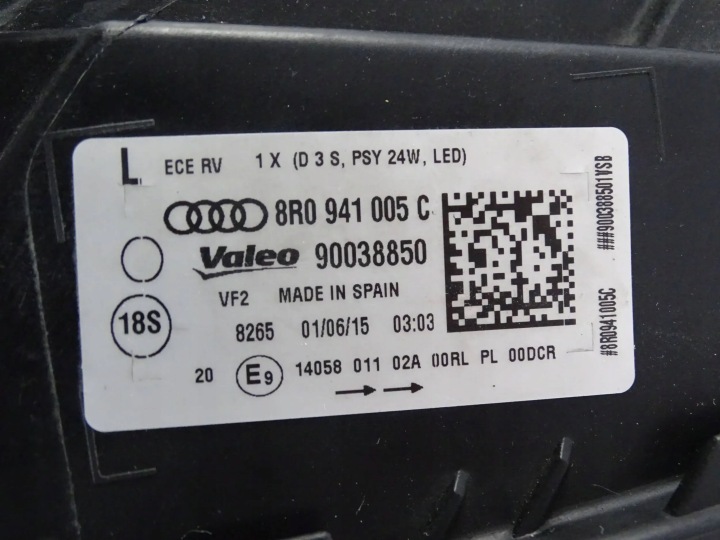 фото №6, Фара передня ліва audi q5 8r рестайлінг 12-15 8r0941005c
