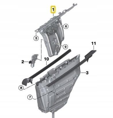 фото №6, Подъемник стекло bmw f33 f83 m4 оригинальный 51357352750