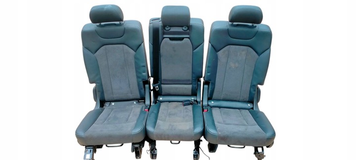 фото №11, Audi q7 ii 4m 15-19 сидіння диван комплект шкіра алькантара s-line 7-легковий