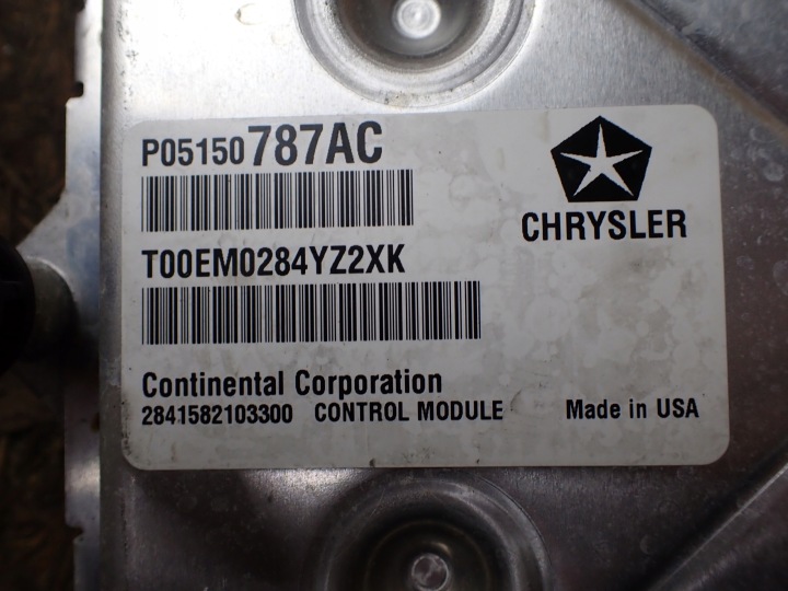фото №5, Блок управления двигателем (ecu) dodge charger ii gen vi p05150787ac 6734