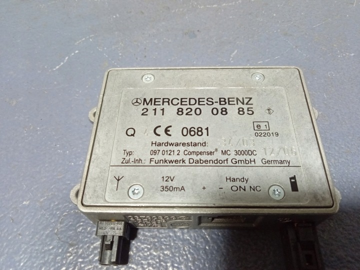 фото №6, Mercedes s klasa w221 усилитель антенный антенны 2118200885