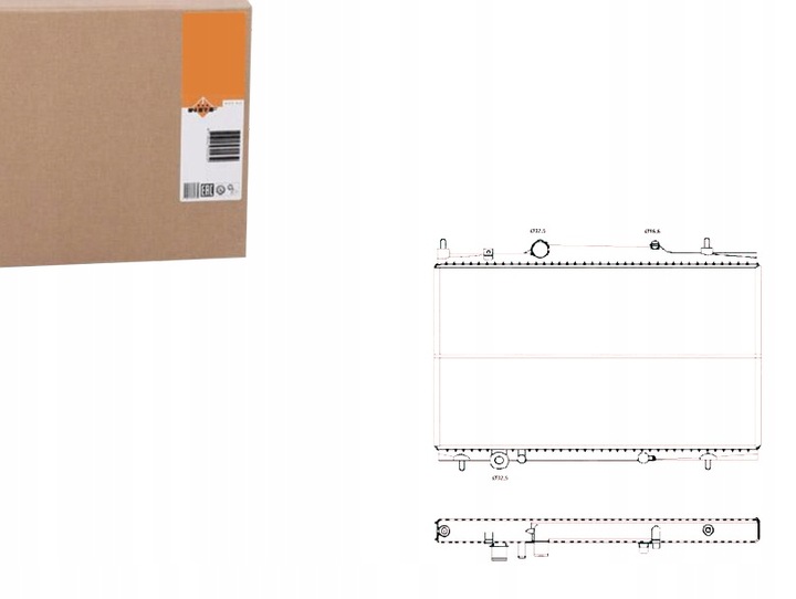 фото №1, Радіаторів citroen c5 3,0 v6 01- peugeot 607 807 au