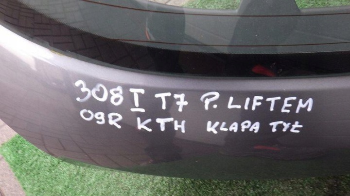 фото №9, Кришка задня скло kth peugeot 308 i t7 hb кришка задня скло 308 i