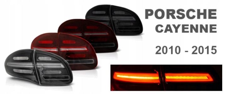 фото №11, Porsche cayenne 10-15 лампы задние зад led динамический