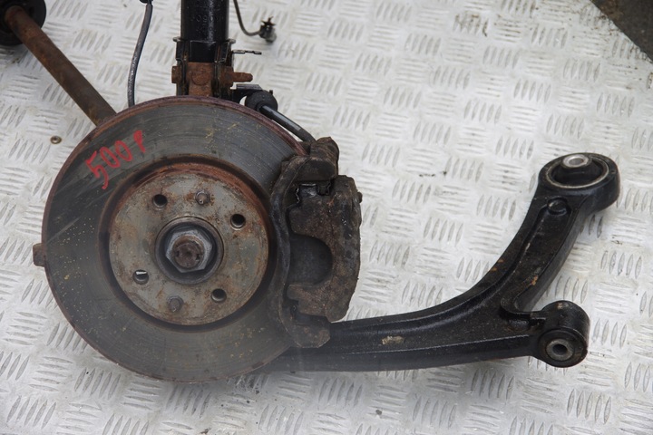 фото №4, Поворотный кулак рычаг амортизатор mcpherson  fiat 500 1.4 100hp ножка