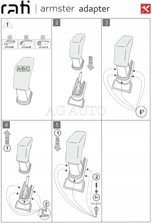 фото №7, Подлокотник з адаптер do dacia spring, 2021-2024, arm2-black
