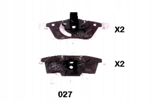 фото №1, Ashika тормозные колодки тормозные cadillac bls 1.9 d
