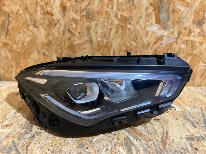 фото №12, Комплектная фара лампы левая + правая mercedes cla w118 полный led оригинал 22r
