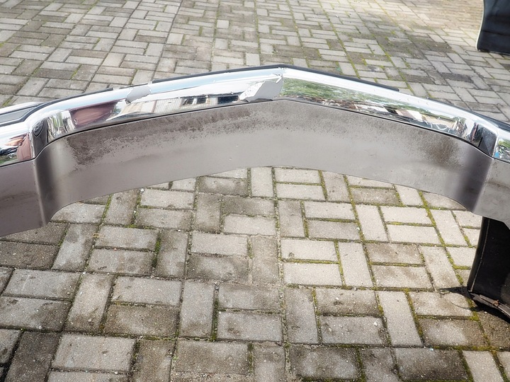 фото №6, Cadillac northstar seville бампер переднее перед хром комплектный полный