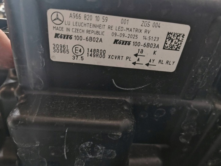 фото №14, Фара права повний led mercedes actros mp6 a9668201059