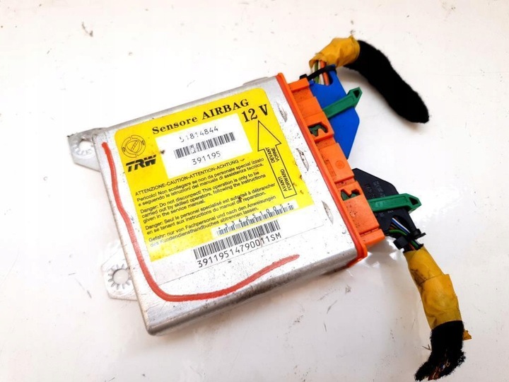 фото №1, Модуль датчик air bag fiat croma ii