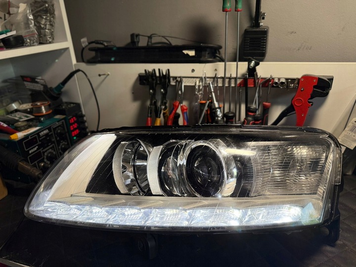 фото №7, Лампа ліва audi a6 c6 рестайлінг ксенон led некерований