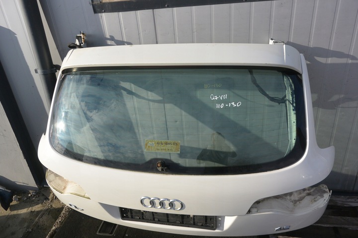 фото №2, Audi q7 4l крышка багажника lr9a стекло
