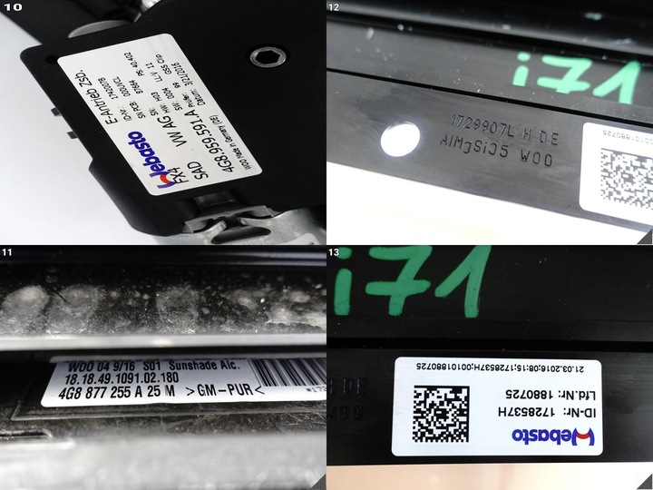 фото №11, Audi rs7 s7 a7 c7 4g8 10-18 рестайлинг люк двигатель ролета защита алькантара